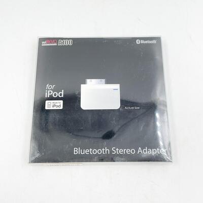 NEW! WIREVO A100 BLUETOOTH STEREO ADAPTER FOR IPOD