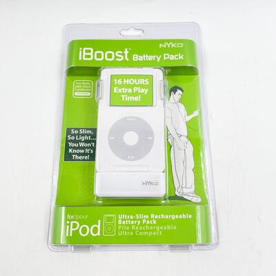 NEW! NYKO IBOOST BATTERY PACK FOR IPOD