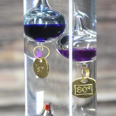 Vintage Standing Galileo Thermometer