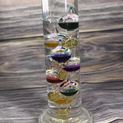 Vintage Standing Galileo Thermometer