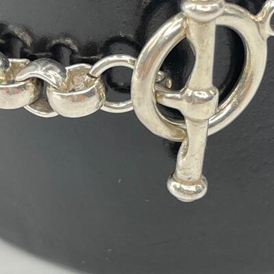 #405 - 925 Rolo 7” Toggle Bracelet