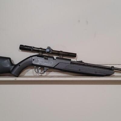 Lot 231: 760 PUMPMASTER Pellet BB Gun w/ DAISY Scope