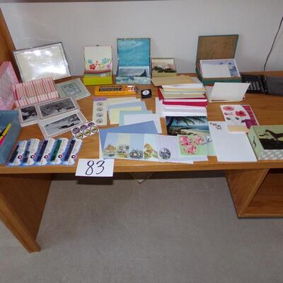 LOT 83 GREETING CARDS, OFFICE SUPPLIES, & MORE 