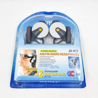 NEW! STEREO SPORTS AM/FM RADIO HEADPHONES #2