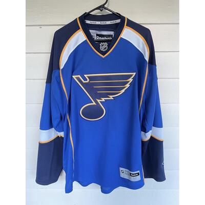 REEBOK â€œST. LOUIS BLUESâ€ HOCKEY JERSEY - SIZE MEDIUM