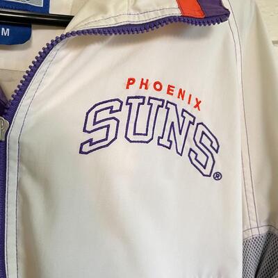 VINTAGE â€œPHOENIX SUNSâ€ WINDBREAKER JACKET - SIZE MEDIUM