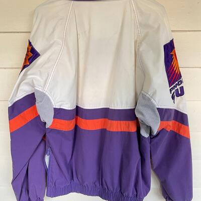 VINTAGE â€œPHOENIX SUNSâ€ WINDBREAKER JACKET - SIZE MEDIUM