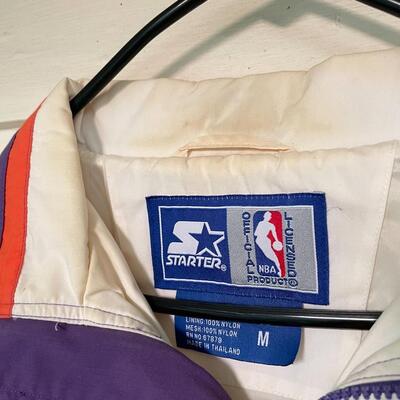 VINTAGE â€œPHOENIX SUNSâ€ WINDBREAKER JACKET - SIZE MEDIUM