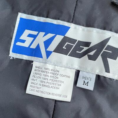 SKIGEAR BLACK INSULATED OVERALLS - MENâ€™S MEDIUM