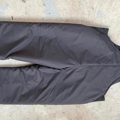 SKIGEAR BLACK INSULATED OVERALLS - MENâ€™S MEDIUM