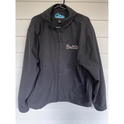TRI-MOUNTAIN BLACK WINDBREAKER â€œLKMâ€ - MENâ€™S MEDIUM