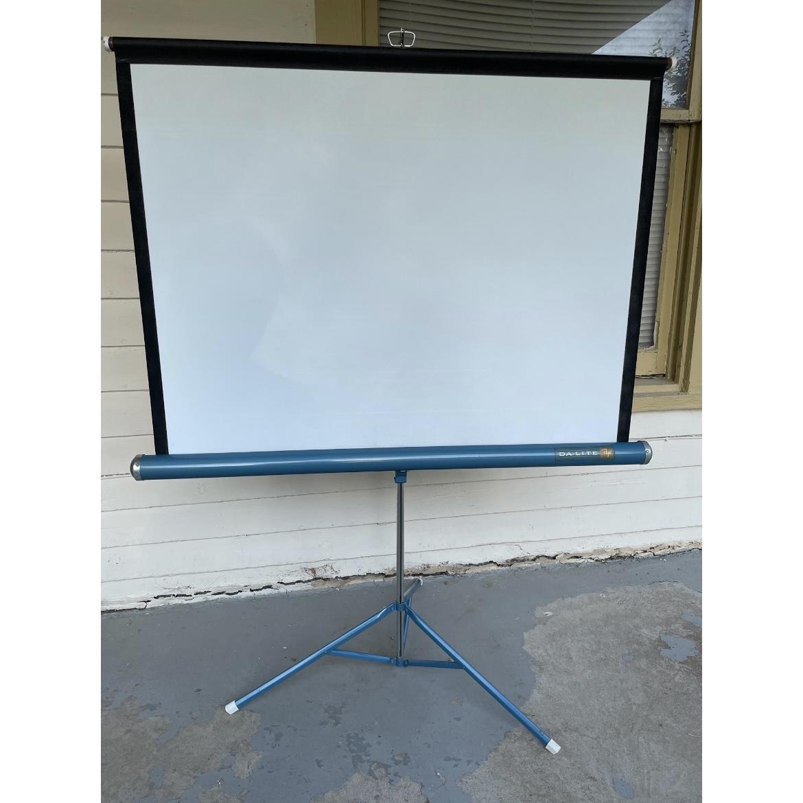 VINTAGE DALITE FLYER PROJECTOR SCREEN