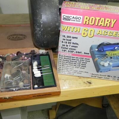 LOT  62    ( NIB ) ROTORY WITH ACCESSORIES 