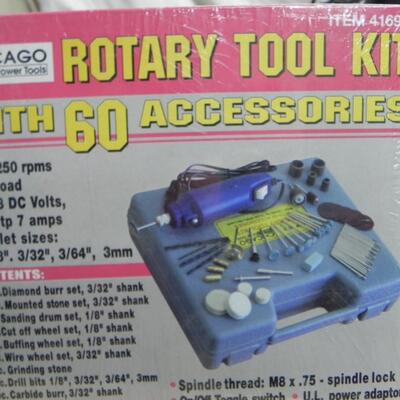 LOT  62    ( NIB ) ROTORY WITH ACCESSORIES 