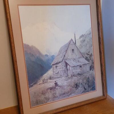 Lot 236: Vintage Art Print 22" x 25.5"