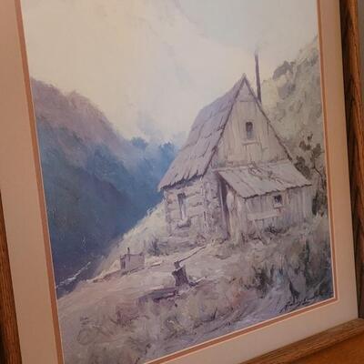 Lot 236: Vintage Art Print 22" x 25.5"
