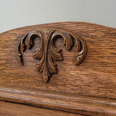 Lot 245: Antique Wash Stand - Dry Sink Cabinet 