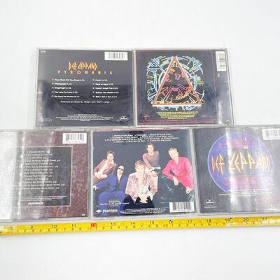 DEF LEPPARD CD LOT