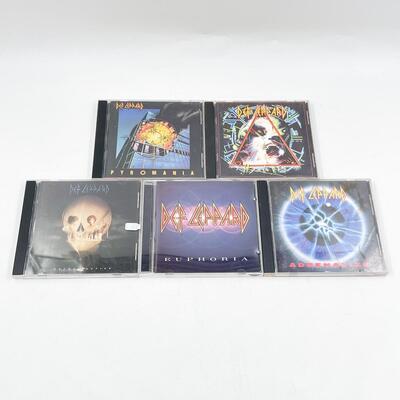 DEF LEPPARD CD LOT