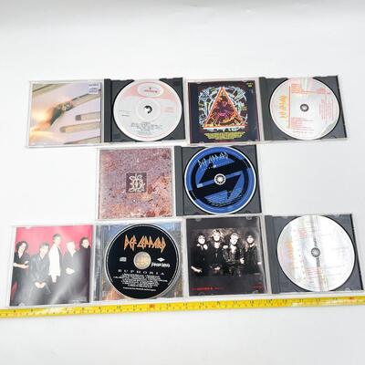 DEF LEPPARD CD LOT