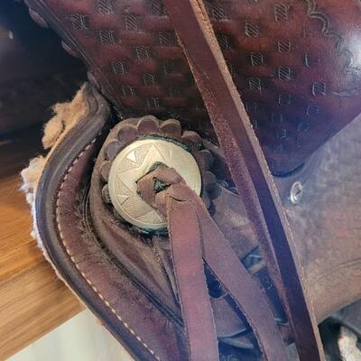 Lot 252: RARE Vintage 1926 JC HIGGINS Handmade Leather Saddle MODEL 8438