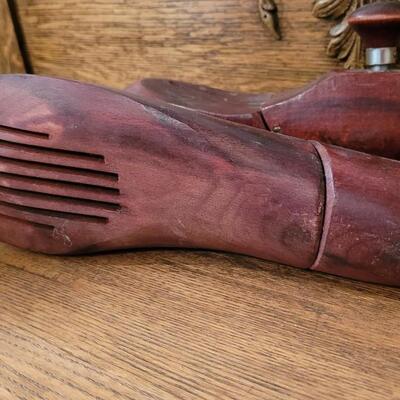Lot 254: (3) Assorted Vintage Shoe Trees