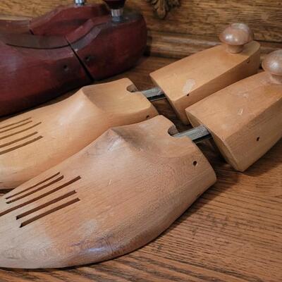 Lot 254: (3) Assorted Vintage Shoe Trees