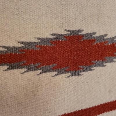 Lot 255: Vintage Mexican Weaving 23" x 41" 