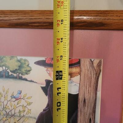 Lot 256: (2) Mary Engelbreit Framed Children's Prints