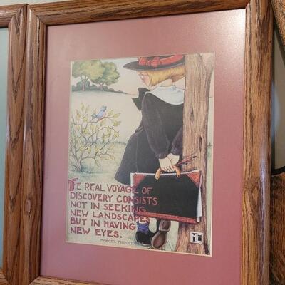 Lot 256: (2) Mary Engelbreit Framed Children's Prints