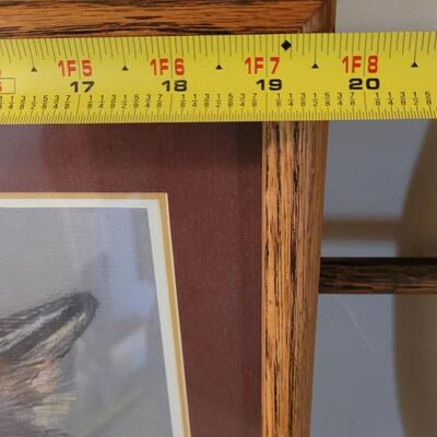Lot 257: Original SIGNED Fine Art by NANCY ROBINSON "Lobo" 25" x 19.5"