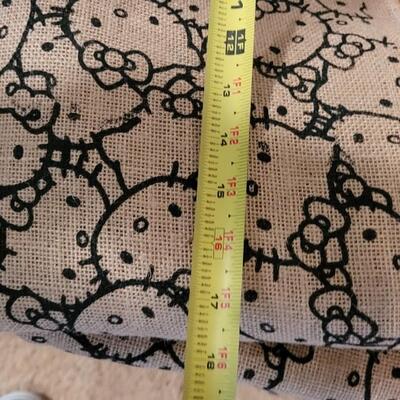 Lot 258: Hello Kitty Fabric and New Kite