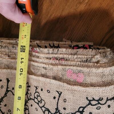 Lot 258: Hello Kitty Fabric and New Kite