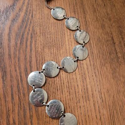 Lot 259: 10 Commandments Hanging Religious Trinket 
