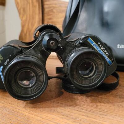 Lot 260: Vintage TASCO 7 x 35 Binoculars w/ Soft Case