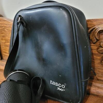 Lot 260: Vintage TASCO 7 x 35 Binoculars w/ Soft Case