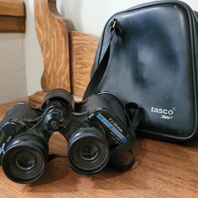 Lot 260: Vintage TASCO 7 x 35 Binoculars w/ Soft Case