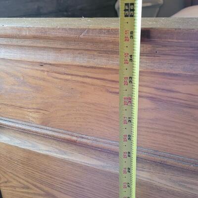 Lot 263: Antique Full Size Wooden Carved Bed