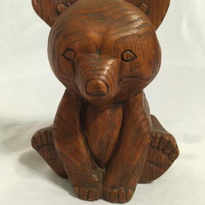 Vintage Carved Bear