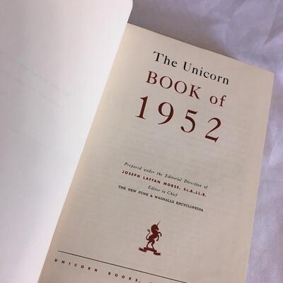 The unicorn book of 1952