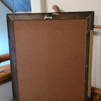 Lot 267: Vintage Art Print 23" x 19"