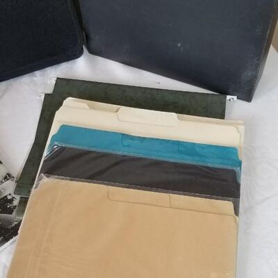 Lot 275: Expandable Folder, File Box, Notebook & Folders