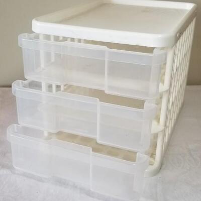 Lot 275: 3 File Drawer Organizer
