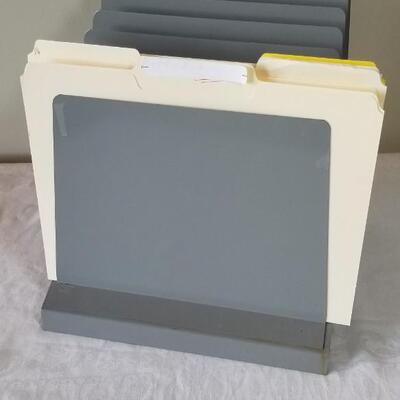 Lot 278: Metal File Organizer 