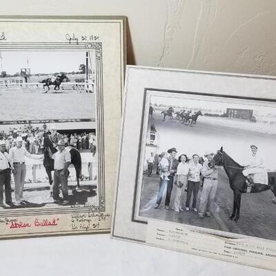 Lot 283: (2) Vintage Racehorse Cabinet Cards "Bee Chest" & "Stolen Ballad"
