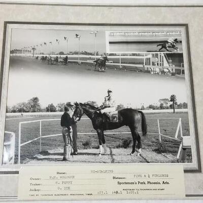 Lot 286: (2) Vintage Racehorse Cabinet both "Hi-Stalking" 