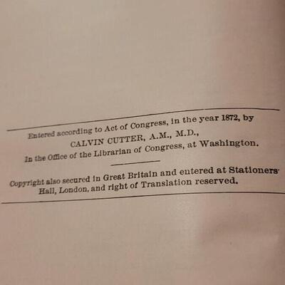Lot 292: 1885 Gray's Botany, 1896 Essential Lessons in Human Physiology & 1872 Cutter First Book on Analytic Anatomy 