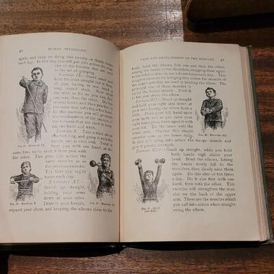 Lot 292: 1885 Gray's Botany, 1896 Essential Lessons in Human Physiology & 1872 Cutter First Book on Analytic Anatomy 