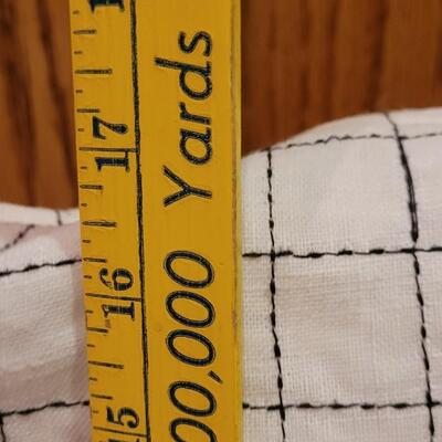 Lot 299: Rust Velvet & Black, White & Rust Pillows 