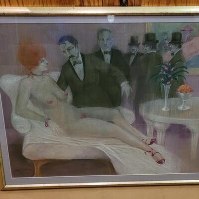 Lot 300: "Salon Parisian" Original Artwork by local Fort Collins Artist